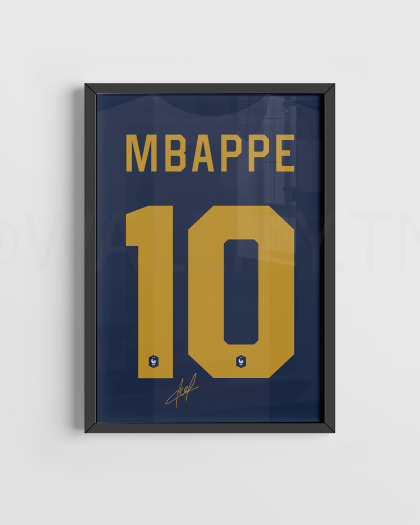 T-shirt football poster Tunisie – Maillot de football stylisé avec design artistique, affiche sportive murale, décoration pour fans, cadeau original, impression de haute qualité ! Messi, Ronaldo, Mbappé, Haaland, Neymar,kane, modric